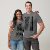 アメリカ国旗 肉食男子 Tシャツ (ユニセックス)