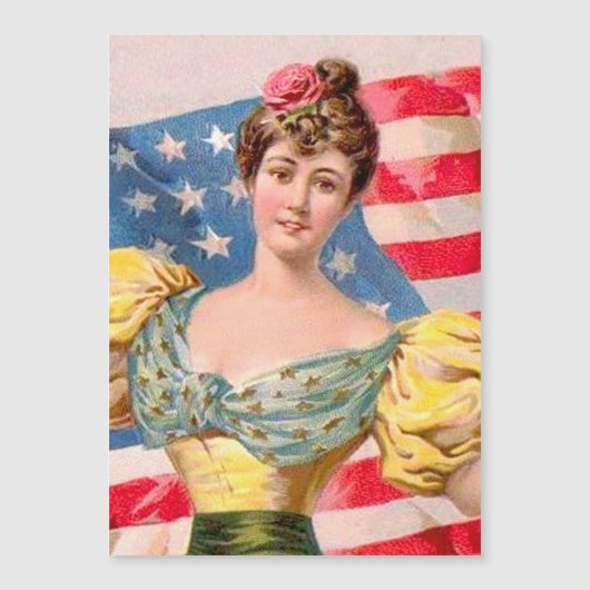 アメリカ国旗 自由の女神 独立 (正面)