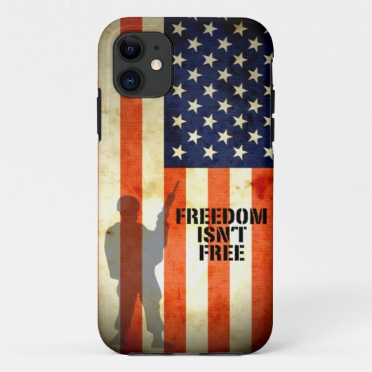 アメリカ国旗 自由は無料ではない iPhone 5 ケース Case-Mate iPhoneケース (裏面)