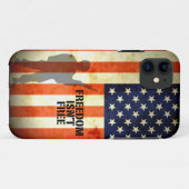アメリカ国旗 自由は無料ではない iPhone 5 ケース Case-Mate iPhoneケース (裏面(横))
