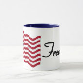 アメリカ国旗 – 自由！ マグカップ (中央)