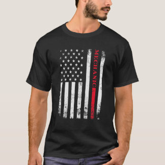 アメリカ国旗 苦難の星 整備士 Tシャツ