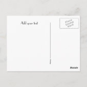 アメリカ国旗 赤 白 青 キラキラ グリッター スウィート16 ポストカード (裏面)