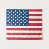 アメリカ国旗 赤 白 青 タペストリー (正面(横))