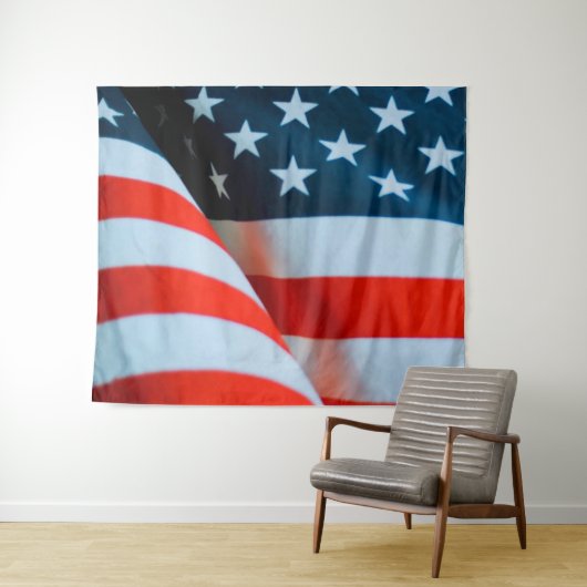 アメリカ国旗 赤 白 青 タペストリー (インサイチュ(横))