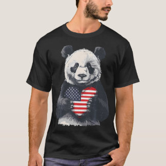 アメリカ国旗 赤 白 青 愛国心 Tシャツ