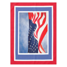 アメリカ国旗 赤 白 青 7月4日 テーブルクロス