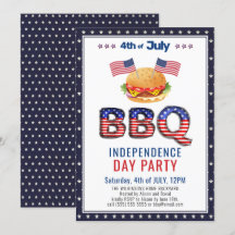 アメリカ国旗 赤 白 青 7月4日 BBQパーティー