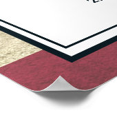 アメリカ国旗 追悼・生前写真 Funeral ポスター (角)