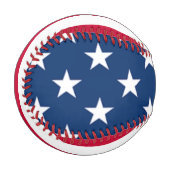 アメリカ国旗 野球ボール (正面左)