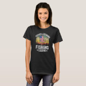 アメリカ国旗 釣り好きの父・夫・お父さんへのギフト メンズ Tシャツ (正面フル)