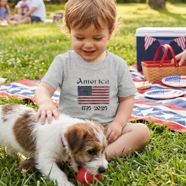 アメリカ国旗 1776年から2026年 キッズ 250周年記念 