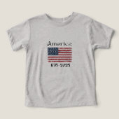 アメリカ国旗 1776年から2026年 キッズ 250周年記念 (デザイン正面)