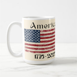 アメリカ国旗 1776年～2026年 アメリカ建国250周年記念  コーヒーマグカップ