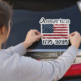 アメリカ国旗 1776年～2026年 アメリカ独立250周年記念  シール