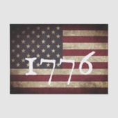 アメリカ国旗 1776   薄葉紙 (正面)
