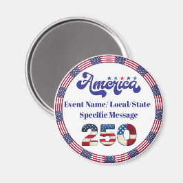アメリカ国旗 1776–2026 マグネット
