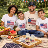 アメリカ国旗 1776-2026 子ども用 250周年記念 Tシャツ
