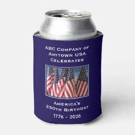 アメリカ国旗 250周年記念 アメリカ愛国主義 缶クーラー