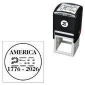 アメリカ国旗 250周年記念 1776-2026 セルフインキングスタンプ (インサイチュ)
