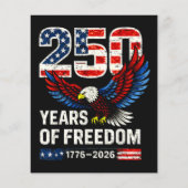 アメリカ国旗 250周年 アメリカ チラシ (裏面)