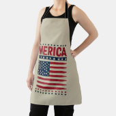 アメリカ国旗 4th of July メリカ エプロン (インサイチュ)