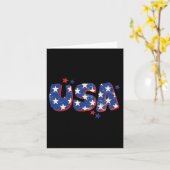 アメリカ国旗 4th of July メンズ レディース キッズ ボーイ ギ カード (黄色い花)