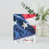 アメリカ国旗 - 7月4日パーティー 招待状 (スタンド正面)