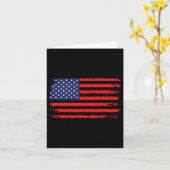 アメリカ国旗 7月4日 アメリカ国旗 アメリカ合衆国 O カード (黄色い花)