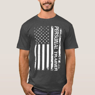 アメリカ国旗 7月4日 ビンテージ パーソナルトレーナー Tシャツ
