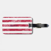 アメリカ国旗 7月4日 記念グッズ ラゲッジタグ (裏面横)