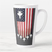 アメリカ国旗 7月4日 - 65079 カフェラテマグ (右)
