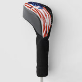 アメリカ国旗 (C) ゴルフヘッドカバー (アングル)