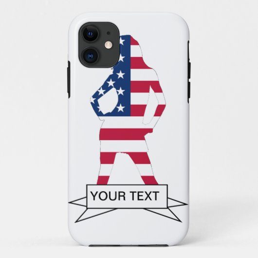 アメリカ国旗 Case-Mate iPhoneケース (裏面)