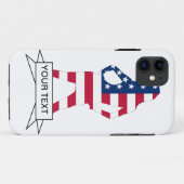 アメリカ国旗 Case-Mate iPhoneケース (裏面(横))
