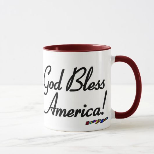 アメリカ国旗 – God Bless America マグカップ (右)