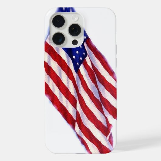 アメリカ国旗 iPhoneケース (裏面)