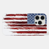アメリカ国旗 iPhoneケース (裏面横)