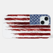 アメリカ国旗 iPhoneケース (裏面横)