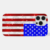 アメリカ国旗 iPhoneケース (裏面横)