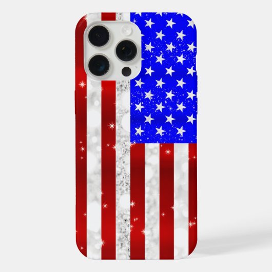 アメリカ国旗 iPhoneケース (裏面)