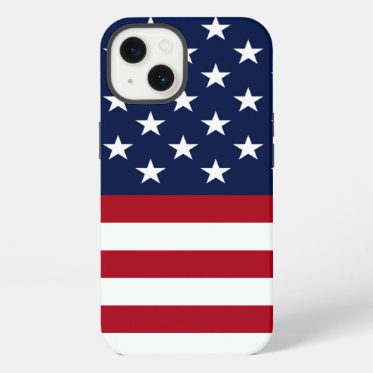アメリカ国旗 iPhoneケース (裏面)