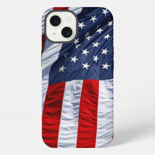 アメリカ国旗 iPhoneケース (裏面)