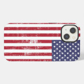 アメリカ国旗 iPhoneケース (裏面横)