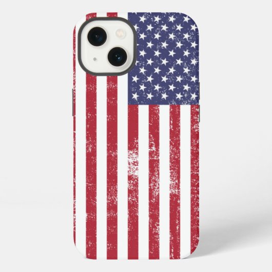 アメリカ国旗 iPhoneケース (裏面)