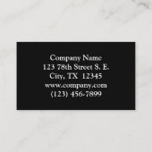 アメリカ国旗 – Lady Liberty 名刺 (裏面)