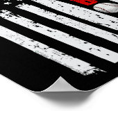アメリカ国旗 ll と T プレイ ll ソフトll 女性 G 向け販売 ポスター (角)