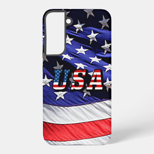 アメリカ国旗 SAMSUNG GALAXYケース (裏面)