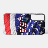 アメリカ国旗 SAMSUNG GALAXYケース (裏面横)