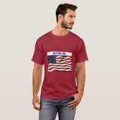 アメリカ国旗 Tシャツ (正面フル)